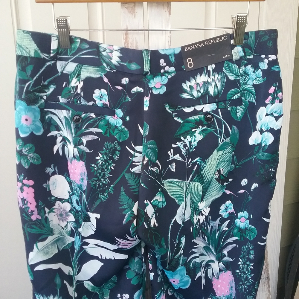 Banana Republic Avery ankle pants in floral print